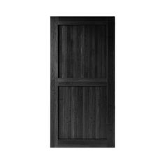 an open wooden door on a white background