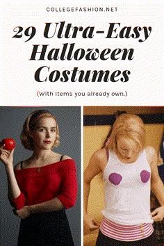 Halloween Costumes With Home Clothes, Clever Easy Halloween Costumes, Easy And Funny Halloween Costumes, Diy Vector Costume, Easy Halloween Costume With Regular Clothes, Halloween Costumes With Things You Have, Costumes That Start With P, Easy Halloween Costumes Characters, Halloween Costumes Closet