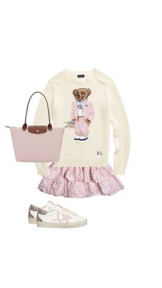 #stockholm #stockholmstyle #outfitinspo #sthlmstil #sthlm #ralphlauren #ralphlaurensweater #meetmethere #ruffleskirt #goldengoose #longchamp #pink #cleangirl #cleangirlaesthetic #outfit #aesthetic Stockholm Outfit, Mode Zara, Casual Preppy Outfits, Cute Preppy Outfits