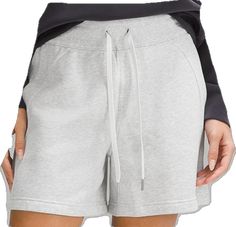 Lululemon Athletic Shorts With Pockets, Cotton Shorts By Lululemon, Lululemon Cotton Shorts With Built-in Shorts, Lululemon Cotton Shorts, Scuba Hoodie, Shorts Lululemon, High Rise Shorts, Soft Shorts, Women's Shorts