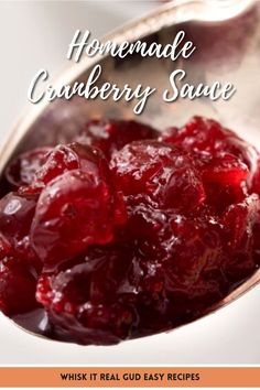 Homemade cranberry sauce is easy to make, but I’ve perfected it! While canned versions are convenient and tasty, making cranberry sauce from scratch takes it to the next level! Cranberry Apple Sauce, Fresh Cranberry Sauce, Best Cranberry Sauce, Easy Cranberry Sauce, Cranberry Orange Sauce, Canned Cranberry Sauce, Homemade Cranberry Sauce, Cranberry Sauce Recipe, Cranberry Sauce Homemade