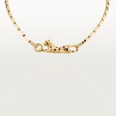 Panthère de Cartier necklace Cartier Yellow Gold Jewelry For Evening, Luxury Cartier Jewelry For Evening, Classic Cartier Yellow Gold Necklace, Elegant Cartier 14k Gold Necklace, Cartier Cheetah, Luxury Cartier Elegant Necklace, Cartier Necklace Panther, Cartier Necklace, Cartier Panthere