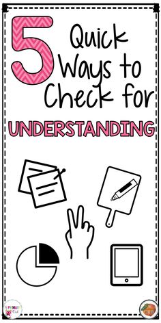 five quick ways to check for understanding