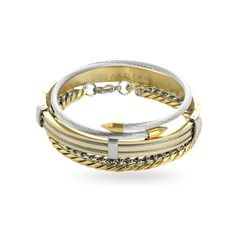 The Nekhamma Stack, a three-piece gold and silver bracelet stack featuring a bangle with the word ARTIZAN, a bangle with textured detailing, and a chain bracelet with a spike-shaped accent. Stylish Bangles, Bracelets Layered, Layering Jewelry, Watch Stand, Bangles Set, Stacking Bracelets, Earring Sets, Dope Jewelry, Jewelry Essentials