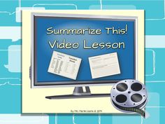 Summarize using Step Up strategies and Pixar Shorts. Students pay attention and finally get it. Step Up To Writing, How To Summarize, Verb Words, Writing Curriculum, Reading Tips, Instructional Strategies