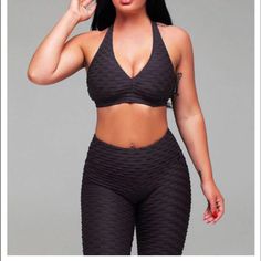 Brand New No Tags Size Small Running Suit, Sports Costume, Push Up Workout, Sport Suit Women, Yoga Outfits, Outfit Yoga, Sports Bra And Leggings, Yoga Suit, Apple Shaped