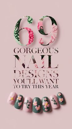 Spring Nail Designs, Brighter Days, Spring Nail, Nail Designs Spring, Gorgeous Nails, Blooming Flowers, Spring Nails, This Year, Nail Designs