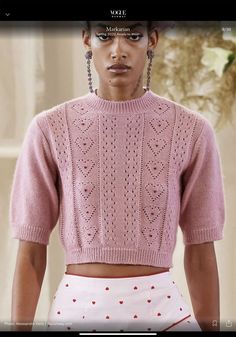 Knitwear Details, Androgynous Fashion, Heart Sweater, Beautiful Knitting, Knitwear Design, Knit Outfit, Knit Fashion, Knitting Inspiration