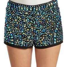 These Unique Shorts Are Ornamented With Gems On The Front Side And Are Perfect For Music Festivals, Edm Concerts, Halloween, Or Just Whenever You Want To Be The Life Of The Party! They Have A Medium / High Rise, And Sit At The Belly Button (On Me) And Are Very Comfortable. Zip Enclosure. Bedazzled Fitted Bottoms For Party, Party Embellished Shorts, Bedazzled Fitted Party Bottoms, Fitted Embellished Shorts For Party, Multicolor Sequined Bottoms For Party Season, Embellished Short Bottoms For Night Out, Embellished Bottoms For Night Out, Short Length, Embellished Short Length Bottoms For Night Out, Party Bottoms With Rhinestones In Short Length