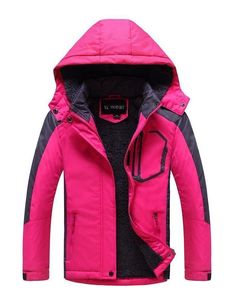 Girls Soft Shell Coat with Faux Fur Lining - Fuchsia/ Grey Fuchsia Purple, Winter Hiking, Coat Design, Work Clothes, Hooded Jacket