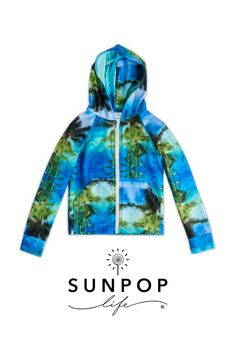 Geo Tropical Hybrid Hoodie UPF50+ available in size 2-12 #kidshoodies #boyfashion #kidssunprotection #boykids #photoart #palmtrees #islandvibes #tropical #quickdry #moisturewicking #sunpoplife Geometrical Background, Eco Friendly Kids, Sun Protective Clothing, Free Fabric, Rash Guard, Good Skin, Upf 50, Boy Fashion, Kids Hoodie