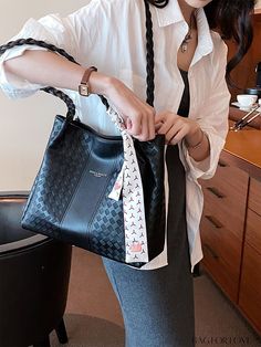 BagForLove - 2023 New Stylish Large Capacity Tote Bag - Perfect for Shoulder Wear Product Description Color Black Pattern Type Plain Type Shoulder Tote Bag Material PU Details Pictures Similar Products h2 { text-align: center; } /* æ¢è¡ */ li{ white-space: normal; word-break: break-all; word-wrap: break-word; } .red-box { width: 100%; display: flex; flex-direction: row; flex-wrap: wrap; justify-content: center; } .red-box > div { width: 190px; height: 250px; margin: 10px; } .red-box > div > a > img { width: 190px; height: 250px; } .size-box { width: 100%; margin: auto; white-space: nowrap; } .table { border-collapse: collapse; border-spacing: 0; width: 100%; table-layout: fixed; } tr, td, th { border: 1px solid rgb(175, 173, 173); padding: 10px 0px; text-align: center; font-size: 14px; b Trendy Black Bucket Bag, Casual Black Handheld Bucket Bag, Casual Black Square Bucket Bag, Black Bucket Bag With Double Handle, Trendy Black Bucket Bag For Errands, Casual Black Bucket Bag For Errands, Bags Tote, Word Wrap, Shoulder Tote Bag