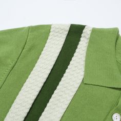 Long Sleeves Polo, Knitted Polo, 1960s Mod, Green Shop, Mod Style, Retro Shorts, Vintage Clothing Men, Mod Fashion, Casual Stripes