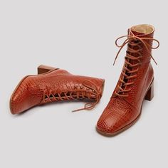 Miista Shoes, Flat Leather Boots, Narrow Shoes, Online Shopping Shoes, Woman Shoes, Check Dress, Orange Leather, Shoe Closet, Cashmere Coat