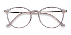 Purple round eyeglasses available in variety of colors to match any outfit. These stylish full-rim, large sized plastic eyeglasses include free single-vision prescription lenses, a case and a cleaning cloth. Aethstetic Glasses, Purple Frame Glasses, Cute Glasses Frames, Glasses For Round Faces, Purple Glasses, Purple Frame, Glasses Trends, Womens Glasses Frames, Metal Eyeglasses