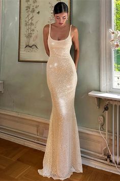 43619909992492|43619910025260|43619910058028 Elegant Glitter Maxi Dress For Evening, Sequin Spaghetti Strap Maxi Dress For Parties, Glamorous Spaghetti Strap Maxi Dress For Wedding, Spaghetti Strap Maxi Dress For Wedding And Party Season, Elegant Sequin Dress With Spaghetti Straps, Champagne Sequin Maxi Dress For Night Out, Elegant Sequin Dress With Spaghetti Straps For Wedding, Elegant Evening Dress With Sequins And Spaghetti Straps, Champagne Maxi Dress With Sequins For Night Out