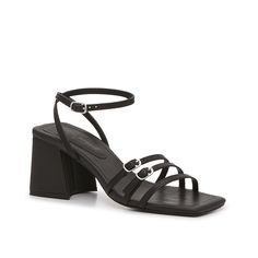 Free People-Niki Sandal Great for a warm weather look, the Niki sandal from Free People brings strapping style to your wardrobe. The sleek square toe and slanted block heel add mod flair. Chic Block Heels With Buckle Closure And Square Toe, Spring Evening Block Heels With Square Toe, Sleek Spring Block Heels With Heel Strap, Sleek Spring Block Heels With Stacked Heel, Spring Heels With Adjustable Strap And Square Toe, Sleek Block Heels With Wrapped Heel For Spring, Sleek Summer Block Heel Shoes, Sleek Sandals With Stacked Heel For Spring, Sleek Summer Block Heels With Sculpted Heel