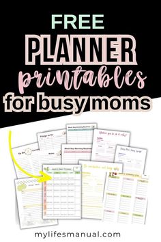 Grab the Free Planner Printables For Busy Moms. I have a collection of free printable planner pages that you can download for free. The free planners are on different pages and I put them together on this page so it will be easier for you to find them. Busy Mom Planner Free Printable, Free Planner Printables 2024, Mom Binder Printables Free, Life Planner Printables Free, Planner Categories, Free Printable Planner Pages