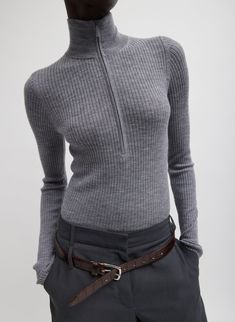 Sweater Fits, Ribbed Turtleneck, Mother Denim, Sweaters Online, Sweater Sale, Zip Up Sweater, Ribbed Sweater, Trouser Jeans, Skirts For Sale