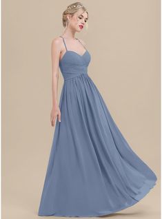 JJ's House Ruffle Chiffon Sweetheart Spring A-line General Plus Crossed Straps Back Zip Elegant Sweet & Flow Simple Black Tie Slate Blue Height:5.8ft（176cm） Bust:32in（82cm）Waist:24in（61cm）Hips:35in（89cm） No Floor-Length Blue Spaghetti Straps Bridesmaid Dress. #JJ's House #Ruffle #Chiffon #Sweetheart #Spring #Aline #General #Plus #CrossedStraps #BackZip #Elegant #Sweet&Flow #Simple #BlackTie #SlateBlue #No #FloorLength #Blue #SpaghettiStraps #BridesmaidDress High Low Bridesmaid Dresses, Princess Bridesmaid Dress, Ruffle Prom Dress, Velvet Bridesmaid Dresses, Sleeveless Bridesmaid Dresses, Floor Length Chiffon Bridesmaid Dresses, Floor Length Prom Dresses, Ruffle Fabric, Mermaid Bridesmaid Dresses