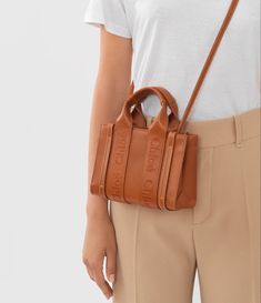 Add to wishlist Brown Leather Tote Bag, Brown Leather Totes, Stylish Handbags, Brown Leather Bag, Mini Tote Bag, Bag Trends, Mini Handbags, Chloe Bag, Chic Handbags