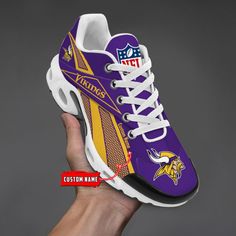 Minnesota Vikings Premium NFL Air Max Plus Sport Sneakers For Fan Gifts Vikings Logo, Viking Logo, Air Max Plus, Houston Rockets, Functional Accessories, Minnesota Vikings, Sport Sneakers, Fan Gear, Step Up