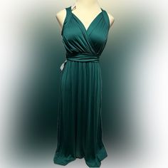 Koh Koh Womens Long Sleeveless Bridesmaid Cocktail Evening Maxi Dress Size Medium, Emerald Green. Brand New, Never Worn, Still Has Tags. Fabric Type Fabric Type - High Quality Polyester Spandex Material; Soft, Stretchy, Lightweight And Comfortable Care Instructions Machine Wash Closure Type Pull On Neck Style V-Neck Measurements Are Bust/Chest (S) 34 Inches (M) 34.5-36 Inches (L) 36.5-39 Inches (Xl) 39.5-42 Inches (2x) 42.5-45 Inches (3x) 45.5-48 Inches (4x) 48.5-52 Inches Sleeveless Bridesmaid Maxi Dress, Green Sleeveless Dress For Bridesmaid, Sleeveless Green Bridesmaid Party Dress, Green Sleeveless Bridesmaid Dress, Sleeveless Green Summer Bridesmaid Dress, Summer Sleeveless Green Bridesmaid Dress, Green Sleeveless Summer Bridesmaid Dress, Green Sleeveless Bridesmaid Dress For Spring, Green Sleeveless Bridesmaid Maxi Dress