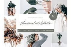 the minimalist white lightroom presets