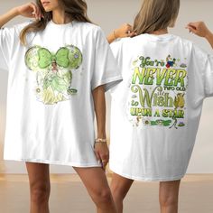 Cute Tiana You're Never Too Old To Wish Upon A Star Shirt, Princess And The Frog Mouse Ears Tee, Tiana Princess Castle Family Vacation Gift LS5970 Welcome to my store! I will help you to have a good shopping experience as much as I can. If you have any request please feel free to message me. I will reply as soon as possible. I have listed some information to help you below: HOW TO ORDER? : Choose the color and size you want. If available, enter the customization information in the text box. Clic Tiana Princess, Ghost Tee, Wish Upon A Star, Princess And The Frog, Princess Tiana, Princess Castle, Never Too Old, Bella Canvas Tees, Ribbed Bodysuit