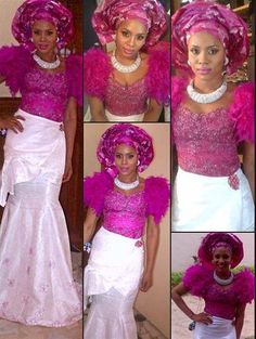 Trendy Blouse Styles Made With “lace” - Fashion - Nigeria Blouse And Wrapper, Swahili Fashion, Africa Clothing, Wedding Decors