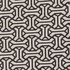 a black and white pattern on fabric