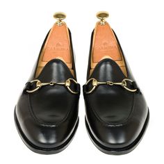 UNLINED HORSEBIT LOAFERS IN BLACK VEGANO Shell Cordovan Shoes, Cordovan Shoes, Horsebit Loafers, Leather Shoes For Men, Leather Company, Exclusive Shoes, Shoes Collection, Women Oxford Shoes, Leather Shoes Men