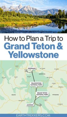 How to visit Yellowstone and Grand Teton National Parks. Best itinerary and road trip routes. Learn how to plan your visit to Yellowstone and Grand Teton, with detailed itineraries, best things to do in both parks, best airports, how to rent a car, where to stay, and more. Road Trip Map, West Yellowstone, Road Trip Routes