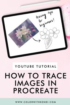 Learn how to trace images in Procreate. Learn How To Use Procreate, How To Trace A Picture On Procreate, How To Trace On Procreate, Tracing In Procreate, Procreate Journal, Procreate Beginner Tutorials, Procreate Tracing, Procreate Templates, Procreate Coloring Pages