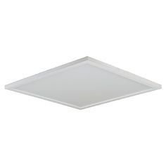 a white square ceiling light on a white background