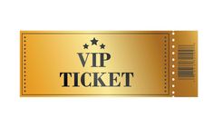 a gold ticket with the words'vap ticket'written on it and stars