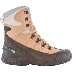 a pair of hiking boots on a white background