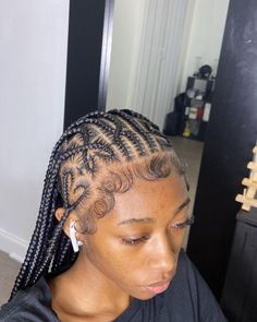 Freestyle Fulani Braids, Freestyle Fulani, Sleek Braided Ponytail, Natural Braids, 2022 Style, Box Braids Hairstyles For Black Women