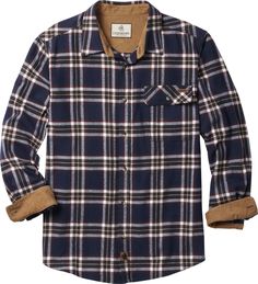 Built to be lived in and to last  our best-selling Buck Camp flannel shirt is your go-to for warmth  rugged durability  and comfort offering the best bang for your buck. This long sleeve button up is made from soft brushed cotton flannel  features a double pleat back for easy movement  and contrasting lined collar and cuffs for long-lasting durability  season after season. With a left chest pocket that includes a pencil slot and button closure  plus adjustable cuffs  this shirt is ready for work Buffalo Jacket, Western Flannel, Hooded Flannel, Mens Flannel Shirt, Country Shirts, White Tail, Long Sleeve Flannel, Hooded Shirt, Making Shirts