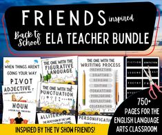 the teacher bundle includes posters and writing materials