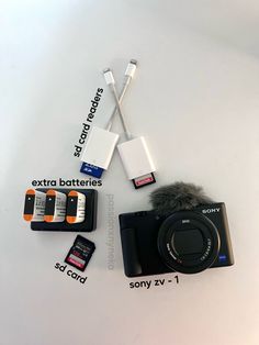 the contents of a camera are laid out