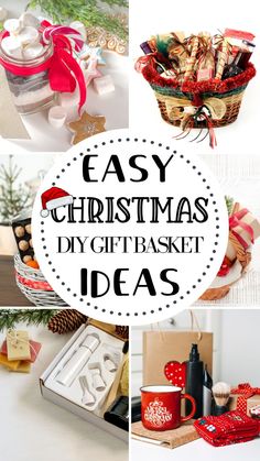 easy christmas diy gift basket ideas