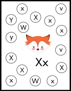 the letter x is for fox