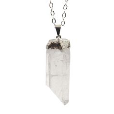 Extra Large Clear Quartz Pendant Silver Quartz Crystals With Natural Stones, Silver Mineral Crystal With Natural Stones, Silver Quartz Necklaces With Natural Stones, Silver Faceted Crystal Necklaces For Healing, Silver Necklace With Large Mineral Crystal Stone, Silver Faceted Crystal Necklace For Healing, Silver Crystals With Natural Stones, Silver Necklace With Large Stone, Silver Quartz Crystals For Healing