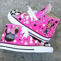 Custom minnie mouse converse Pink Minnie Mouse Low-top Sneakers, Casual Pink Minnie Mouse Sneakers, Custom Pink High-top Sneakers, Customizable Cute Lace-up Sneakers, Cute Customizable Lace-up Sneakers, Customizable Lace-up Cute Sneakers, Diy Fabric Shoes, Minnie Mouse Converse, Customized Converse