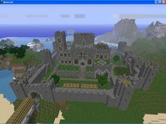 an image of a computer screen shot of a castle