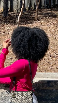 curly fro Fro Black Women, Icky Vicky, Black Hair Protective Styles, Curly Fro, Hairdos For Curly Hair, 4c Hair, Black Hair Care, Coily Hair