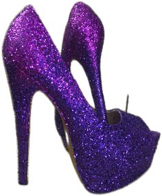 Glamorous Purple Party Heels, Purple Party Heels, Glamorous Purple High Heels, Purple Glitter High Heels, Ombre Purple, Glitter High Heels, Womens Pumps, Spokane Wa, Purple Glitter