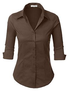 Womens Work Shirt, Casual Blouse Women, Casual Blouse Shirts, Black Button Up Shirt, Casual Shirt Women, Women's Button Down Shirt, Formal Casual, Womens Long Sleeve Shirts, Work Attire