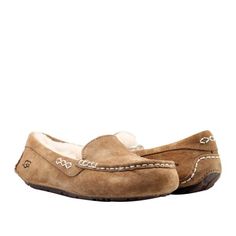 The world's finest sheepskin. Accessible luxury. Treat your feet to the ultimate UGG slipper made with soft sheepskin. Size: 12.  Color: Brown.  Gender: female.  Age Group: adult. Luxury Brown Timeless Loafers, Luxury Timeless Brown Loafers, Ansley Slippers, Moccasins Women, Suede Slippers, Wool Slippers, Loafer Slippers, Ugg Slippers, Moccasins Slippers